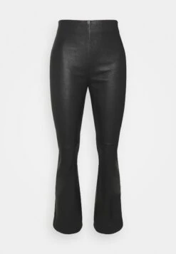 ARKET Leather Trousers - Black -Arket UK Sales Store 09fd3a78098d4e79bcb5915a497b6467