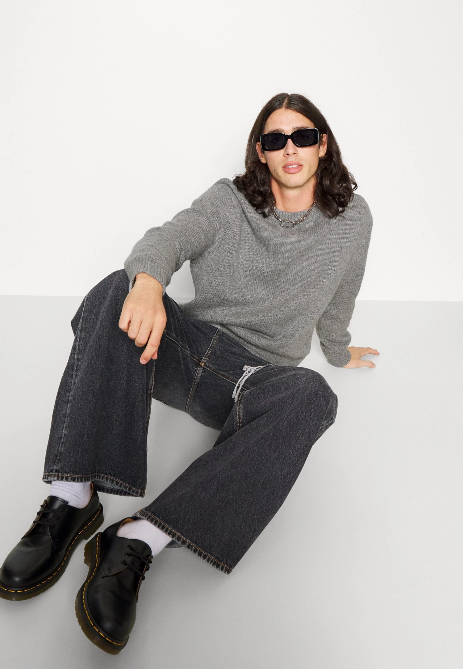 ARKET Jumper - Grey Melange 4 ARKET Jumper - Grey Melange - Image 4