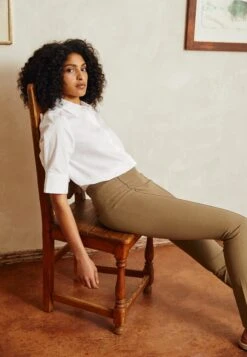 ARKET Trousers - Khaki -Arket UK Sales Store 17835b6fbf684301b6c970e73d322408