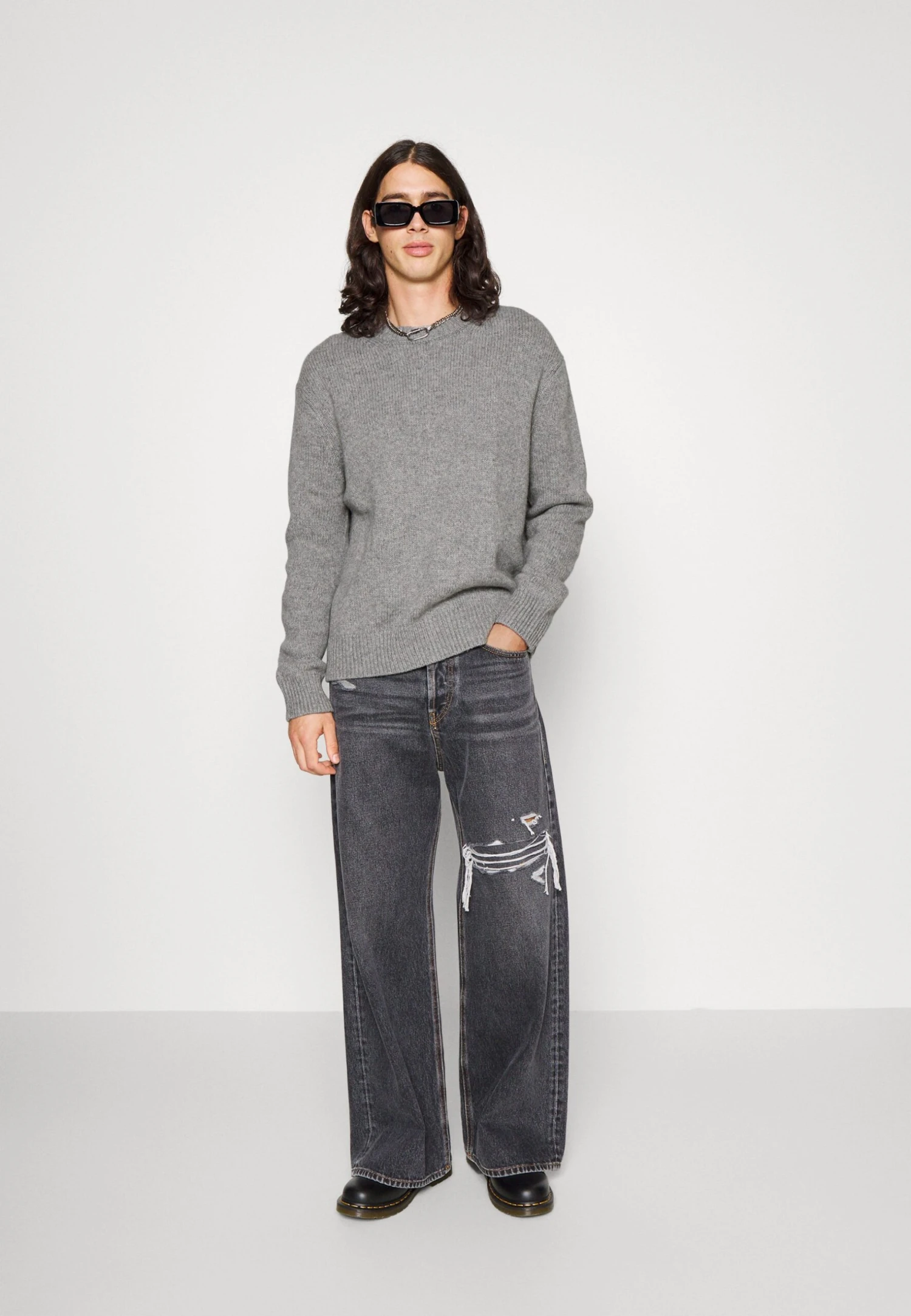 ARKET Jumper - Grey Melange 2 ARKET Jumper - Grey Melange - Image 2