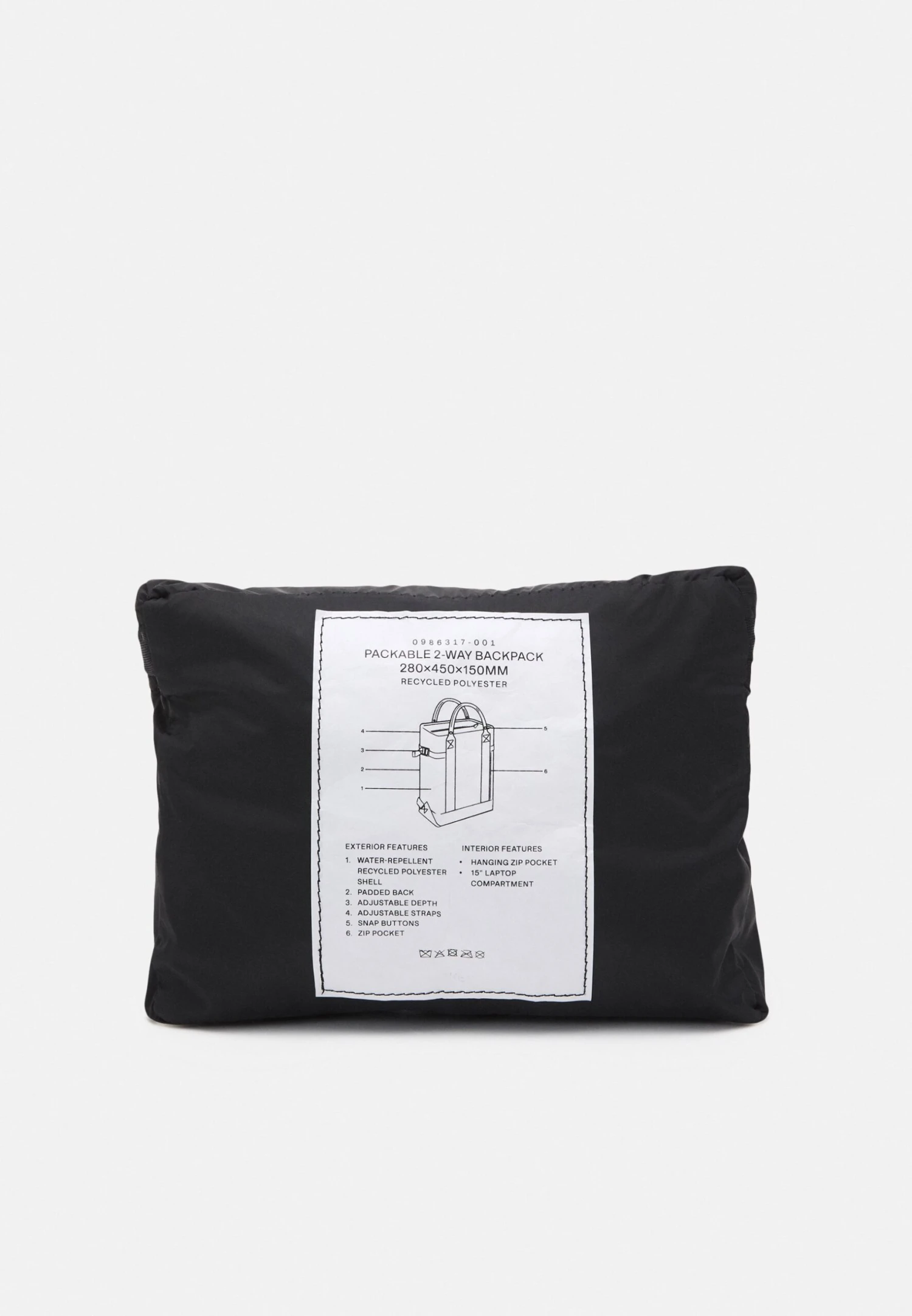 ARKET Unisex - Rucksack - Black 4 ARKET Unisex - Rucksack - Black - Image 4