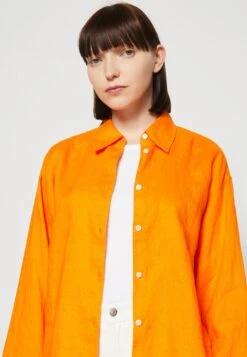 ARKET Button-Down Blouse - Orange -Arket UK Sales Store 7e82334f57d44fc4851aa06bc21e3bd1