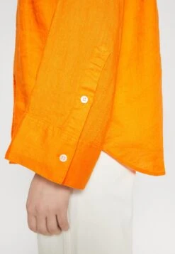 ARKET Button-Down Blouse - Orange -Arket UK Sales Store 9283da3fb02a4fb5848152209e2626d6