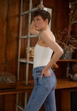 ARKET Flared Jeans - Sky Blue -Arket UK Sales Store 9fd026ccfdb64b25880ad29791bfe53e