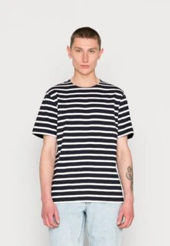ARKET Print T-Shirt - Dark Blue