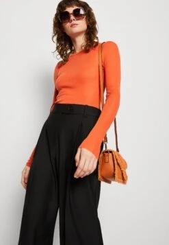 ARKET Long Sleeved Top - Burnt Orange -Arket UK Sales Store aded288512604bdb9b67ee389891006e