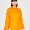 ARKET Button-Down Blouse - Orange