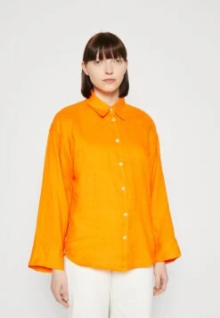 ARKET Button-Down Blouse - Orange